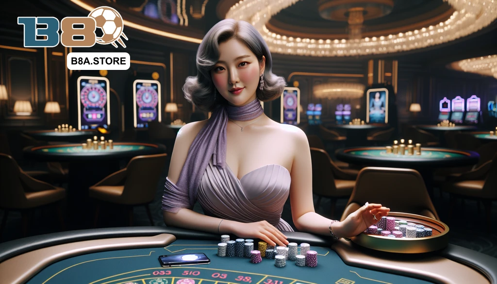 Kho game cá cược Casino đồ sộ, đẳng cấp của nhà cái B8.